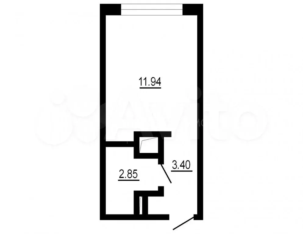 Квартира-студия, 18,2 м, 6/16 эт. - Фото 0