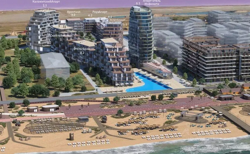 Студия Крым, Сакский район, Лесновское с/пос, с. Прибрежное ул. ... - Фото 2