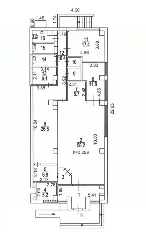 Помещение свободного назначения в Москва Борисовский проезд, 11к1с2 ... - Фото 2
