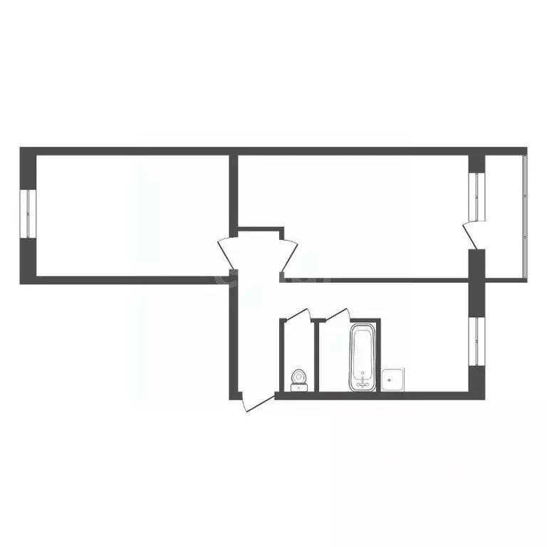 2-к кв. Красноярский край, Красноярск Зеленая Роща мкр, ул. Тельмана, ... - Фото 1