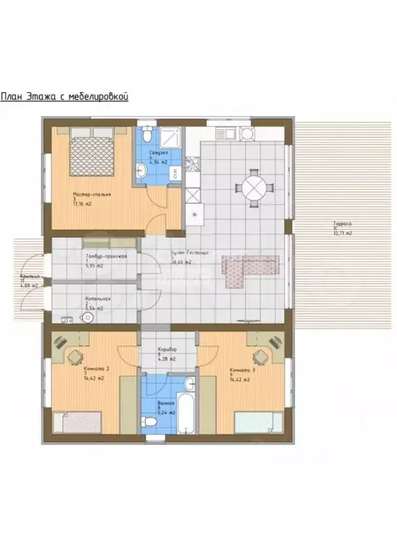 Коттедж в Свердловская область, Сысертский муниципальный округ, ... - Фото 2