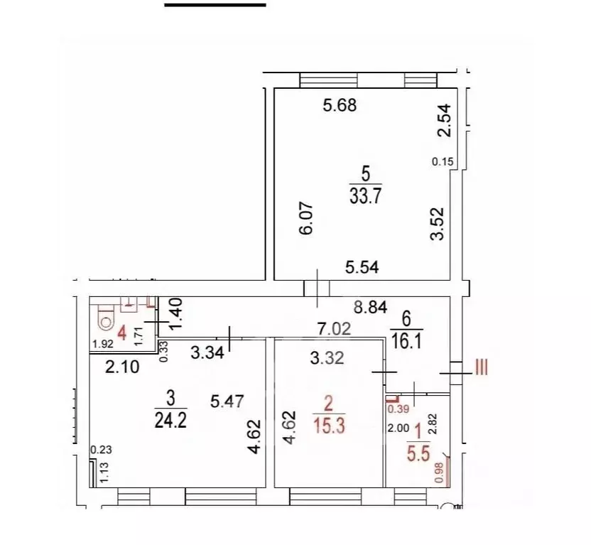 3-к кв. Москва ул. Константинова, 11 (96.9 м) - Фото 2