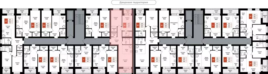 3-комнатная квартира: Уфа, улица Даяна Мурзина, 5/1 (75.7 м) - Фото 1