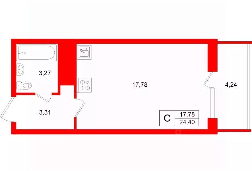 Студия Ленинградская область, Кудрово г. Всеволожский район, Заневское ... - Фото 2