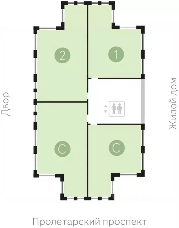 1-к кв. Ханты-Мансийский АО, Сургут Пролетарский просп., с9 (79.0 м) - Фото 2