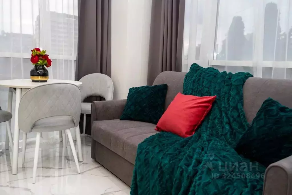 1-к кв. Краснодарский край, Сочи Центральный мкр, ул. Навагинская, 11Б ... - Фото 2