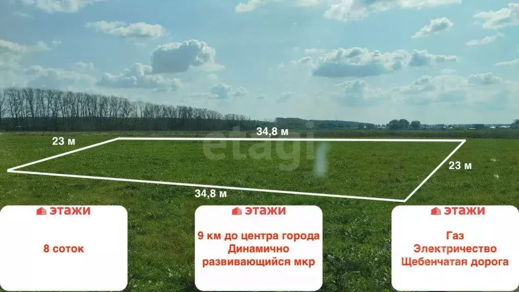 Участок в Башкортостан, Стерлитамакский район, Казадаевский сельсовет, ... - Фото 1