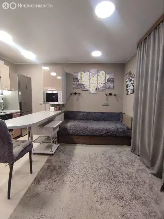 Квартира-студия: посёлок Западный, микрорайон Белый Хутор, Светлая ... - Фото 1