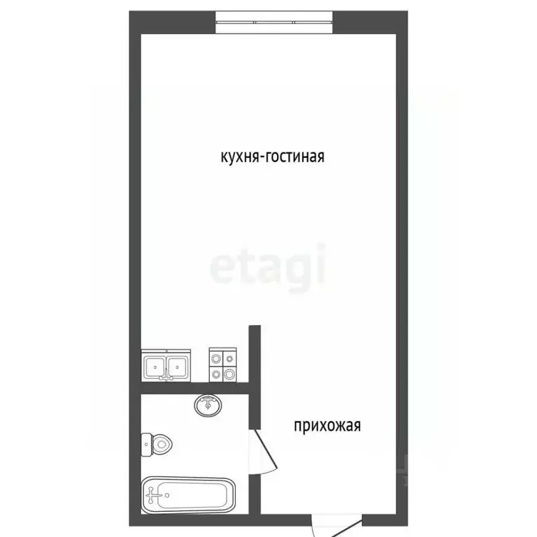 Студия Ямало-Ненецкий АО, Муравленко ул. 70 лет Октября, 41 (18.0 м) - Фото 2