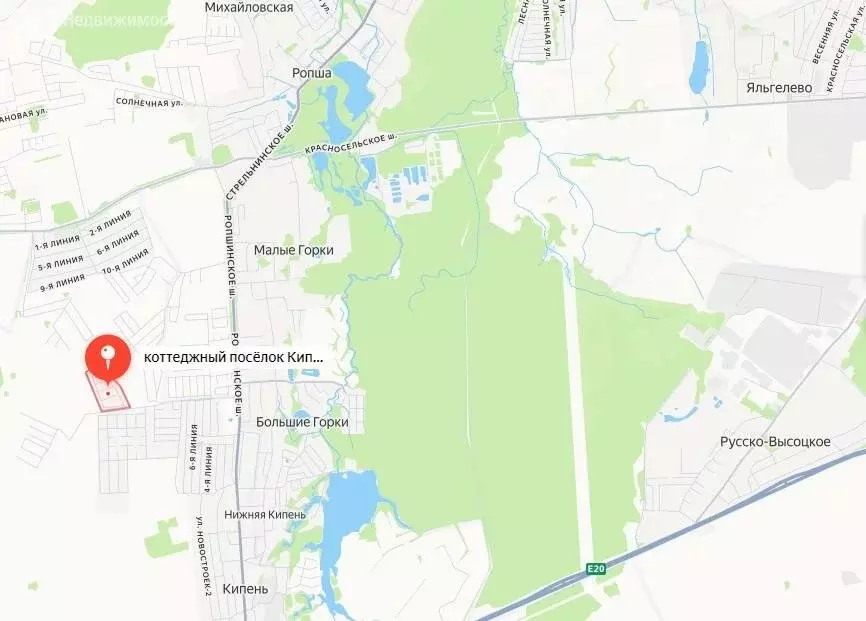 Участок в Кипенское сельское поселение, КП Кипенская усадьба (7.5 м) - Фото 1