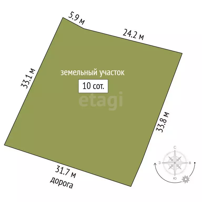 Участок в Костромской район, Кузьмищенское сельское поселение, деревня ... - Фото 1