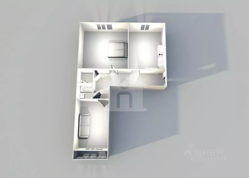 2-к кв. Ярославская область, Ярославский муниципальный округ, пос. ... - Фото 2