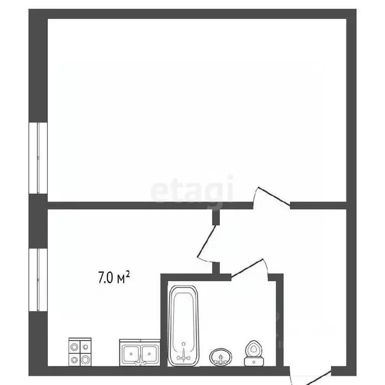 1-к кв. Вологодская область, Харовск ул. Механизаторов, 13 (32.8 м) - Фото 1