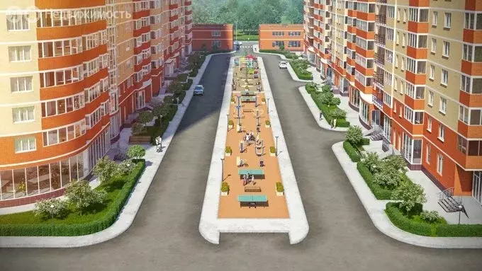2-комнатная квартира: Краснодар, улица Цезаря Куникова, 24к1 (64 м) - Фото 1