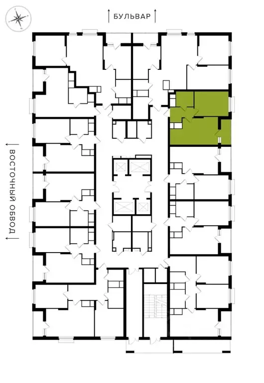 1-к кв. Тульская область, Тула  (39.76 м) - Фото 2