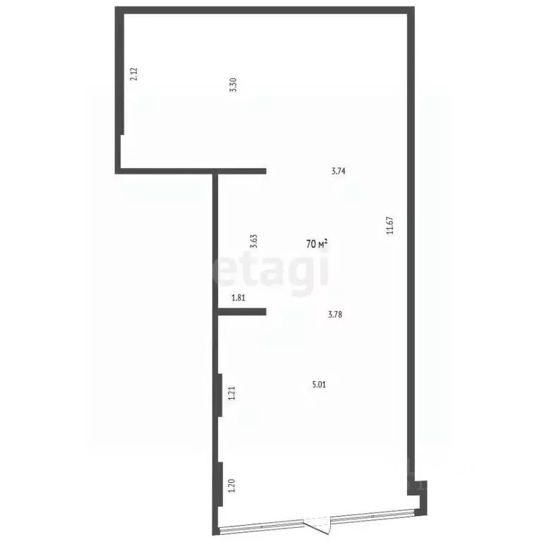 Помещение свободного назначения в Тюменская область, Тюмень ул. ... - Фото 2