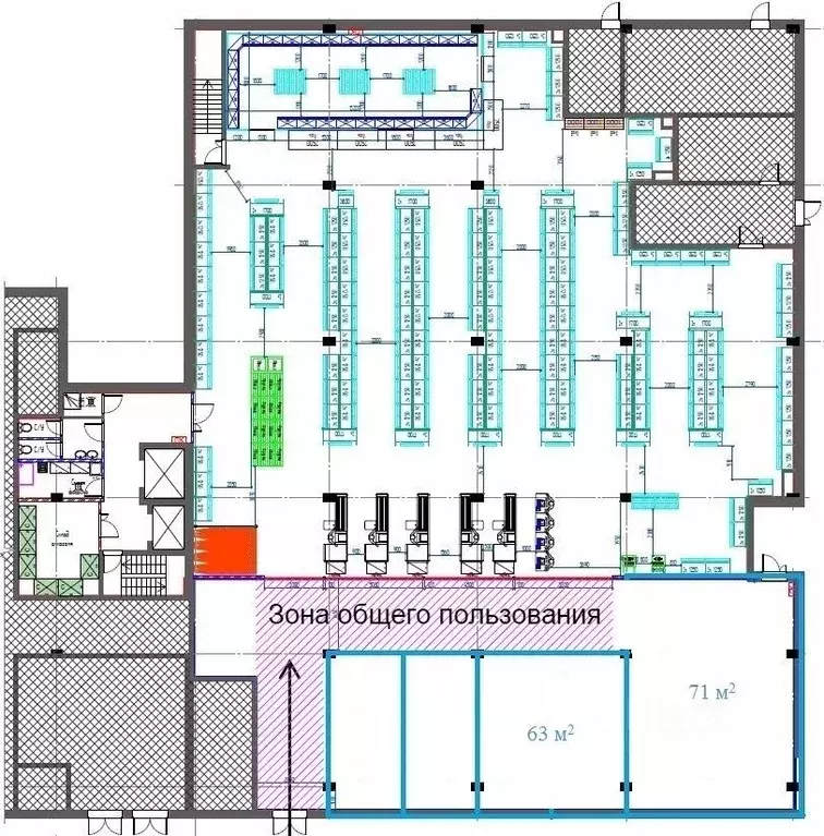 Торговая площадь в Московская область, Мытищи ул. Мира, 26А (63 м) - Фото 1