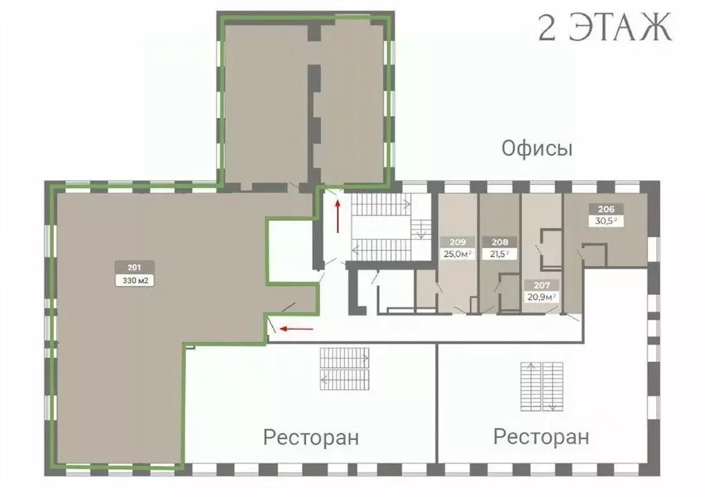 Офис в Санкт-Петербург Заставская ул., 33с3 (330 м) - Фото 2