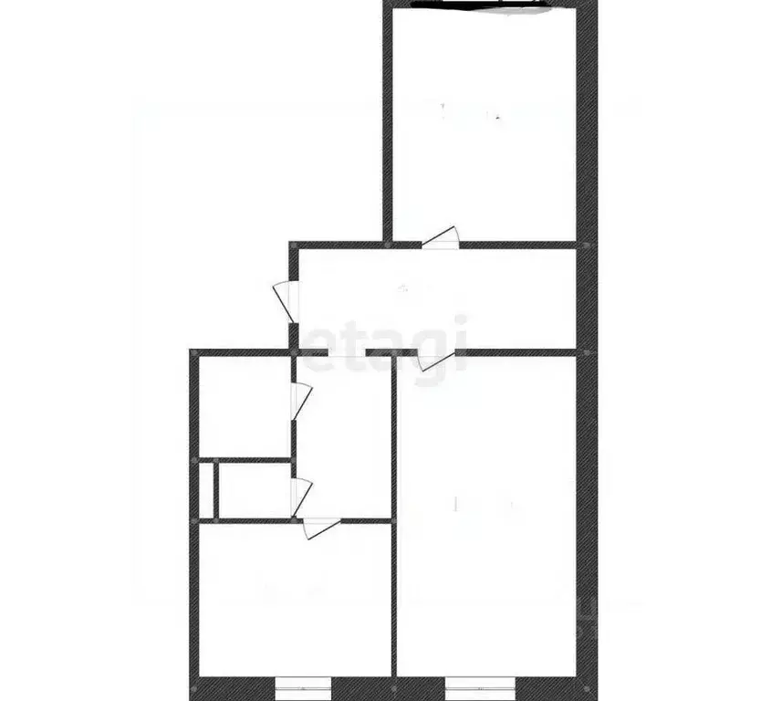 2-к кв. Белгородская область, Шебекино пер. Ломоносова, 2 (44.0 м) - Фото 1