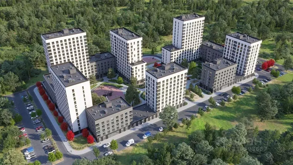 1-к кв. Смоленская область, Смоленск Среда жилой комплекс (39.95 м) - Фото 1