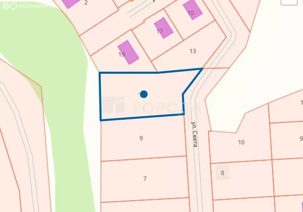 Участок в посёлок Октябрьский, улица Света, 11 (17.5 м) - Фото 2