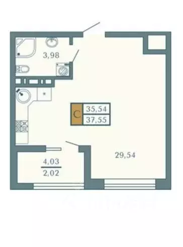 Студия Крым, Ялта муниципальный округ, Кореиз пгт ул. Родниковая, 43 ... - Фото 2