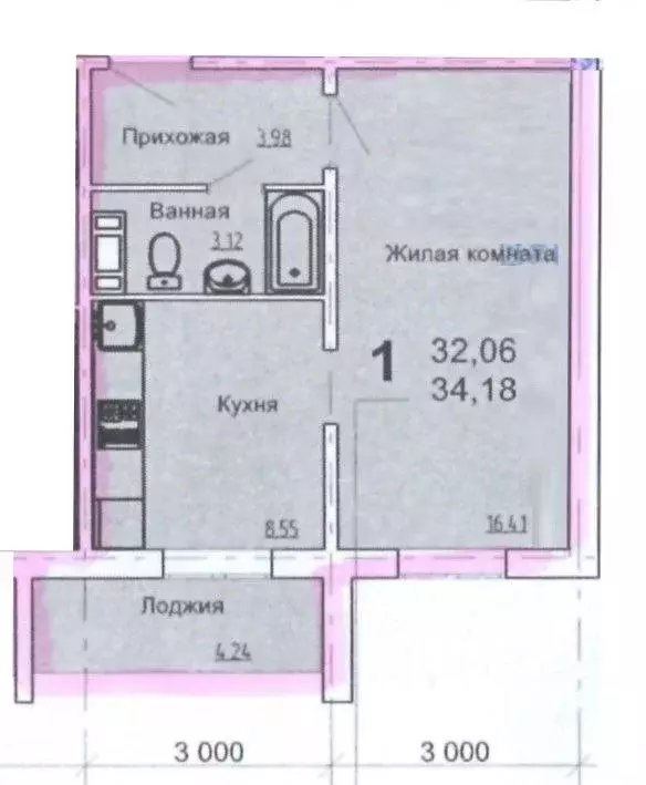 1-к кв. Челябинская область, Челябинск ул. 2-я Эльтонская, 59А (32.0 ... - Фото 0