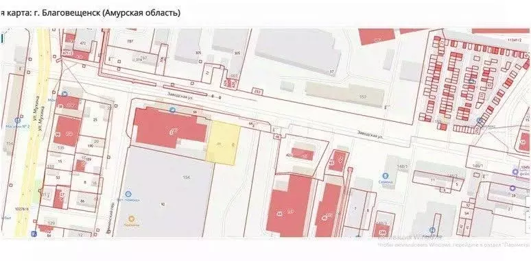 Участок в Амурская область, Благовещенск Заводская ул. (184.26 сот.) - Фото 1