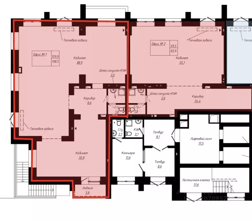 Помещение свободного назначения в Алтайский край, Барнаул ул. ... - Фото 2