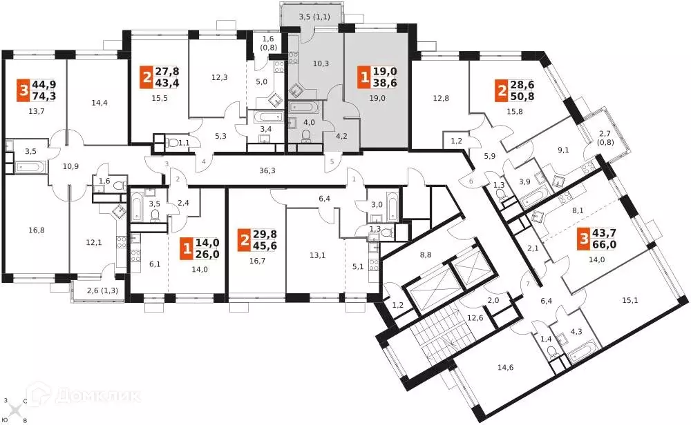 Продаётся 1-к квартира, 38.5 м - Фото 0