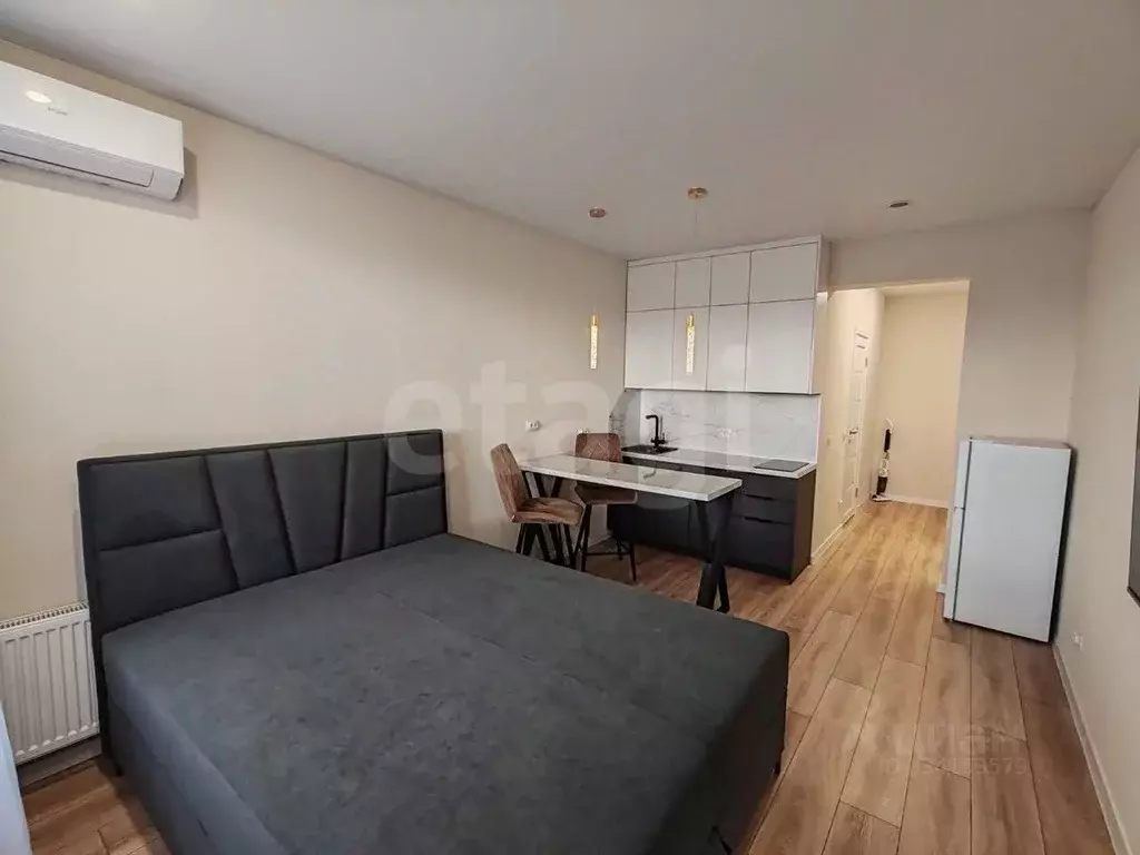 Студия Тюменская область, Тюмень ул. Газовиков, 38к2 (24.4 м) - Фото 1