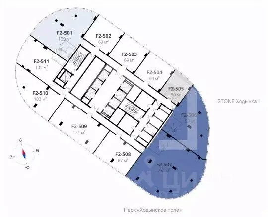 Помещение свободного назначения в Москва Ходынский бул., 10 (430 м) - Фото 2