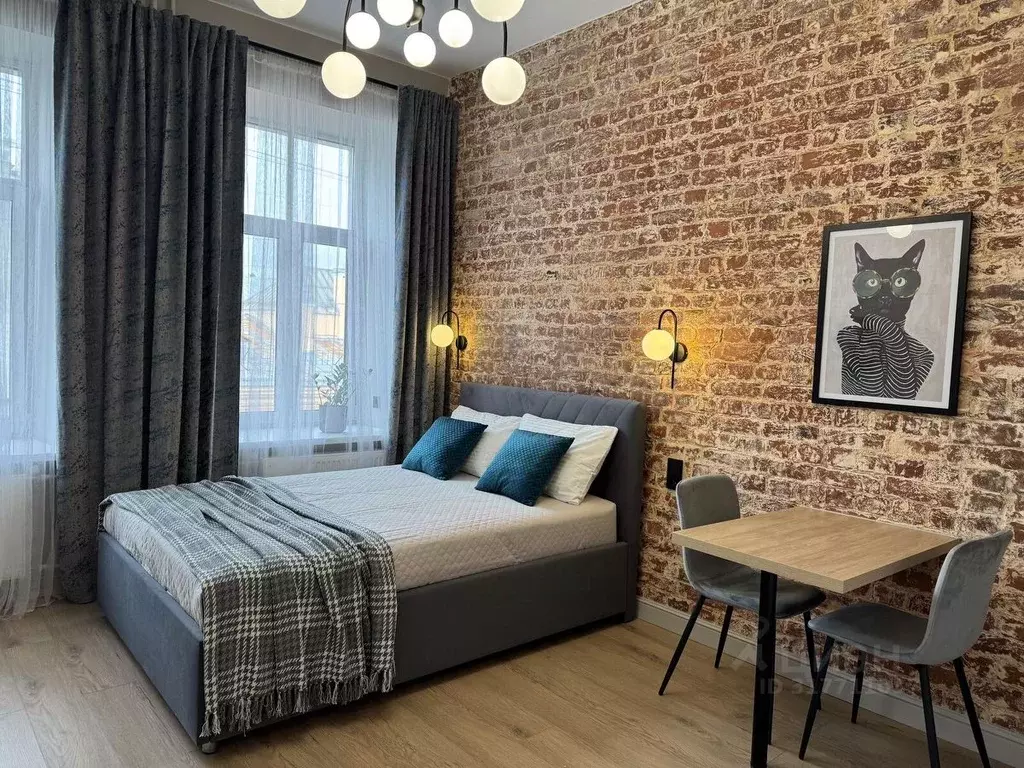 Студия Санкт-Петербург Тележная ул., 21 (26.1 м) - Фото 0