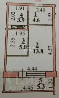 1-к кв. Липецкая область, Липецк Елецкое ш., 7 (33.0 м) - Фото 2