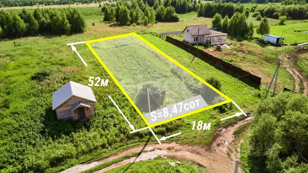 Участок в Томская область, Томский район, д. Петрово ул. Березовая ... - Фото 0