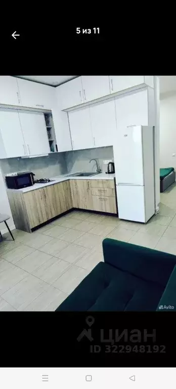 Студия Краснодарский край, Сочи Транспортная ул., 78/3 (38.0 м) - Фото 2