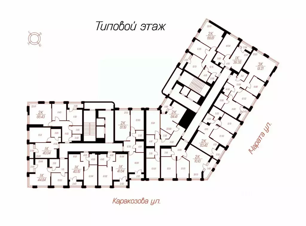 1-к кв. Тульская область, Тула  (40.04 м) - Фото 1