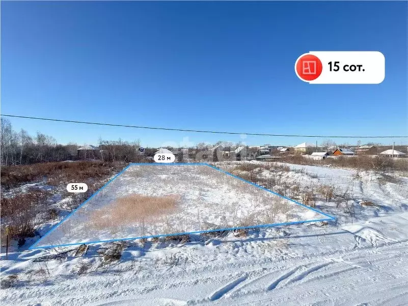 Участок в Хабаровский край, Хабаровск Тепличная ул. (15.0 сот.) - Фото 2