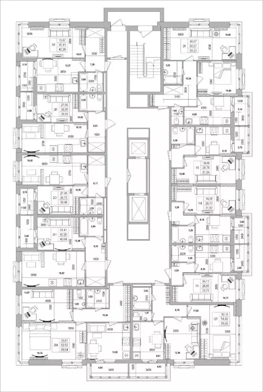2-к кв. Белгородская область, Белгород Славянская ул. (46.64 м) - Фото 1