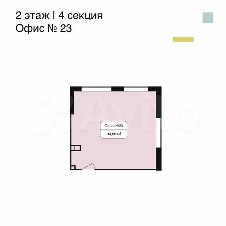 Коммерция от застройщика 34.88 м с арендатором - Фото 0