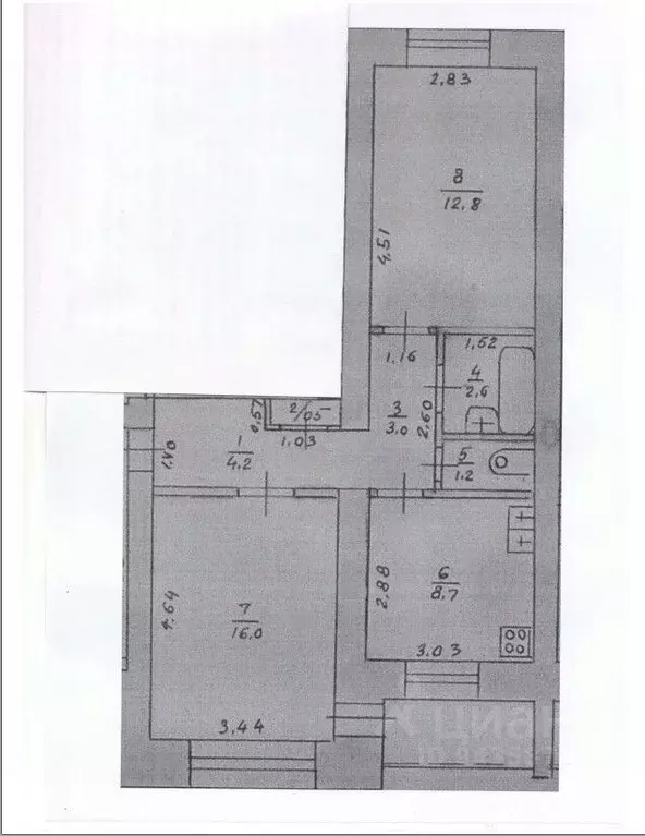 2-к кв. Пермский край, Кунгур ул. Нефтяников, 35 (49.0 м) - Фото 2