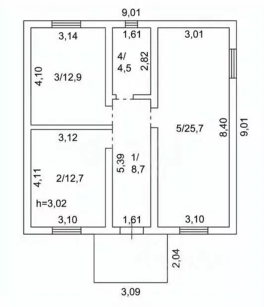 Дом в Пермский край, Пермский муниципальный округ, пос. Красный Восход ... - Фото 2