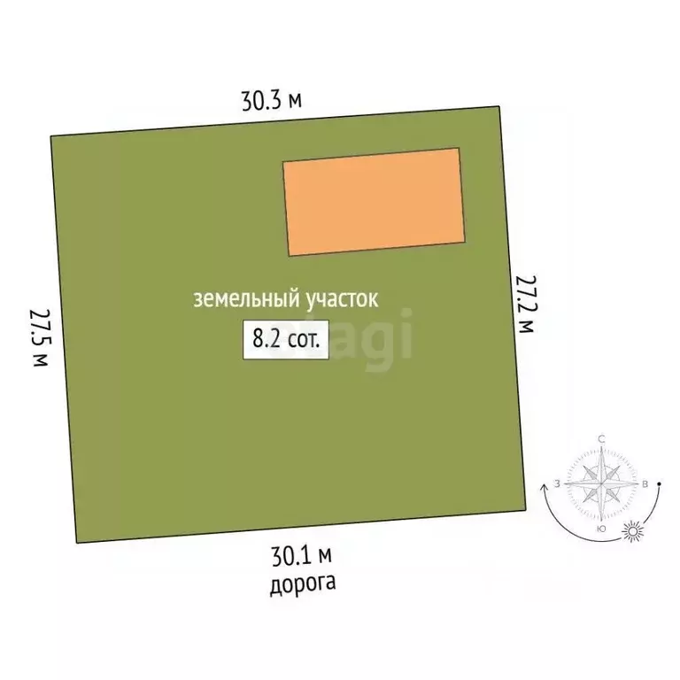 Дом в Башкортостан, Бирск Ольховая ул. (65 м) - Фото 1