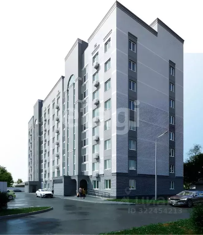 1-к кв. Липецкая область, Липецк пер. Луначарского, 3 (38.51 м) - Фото 1