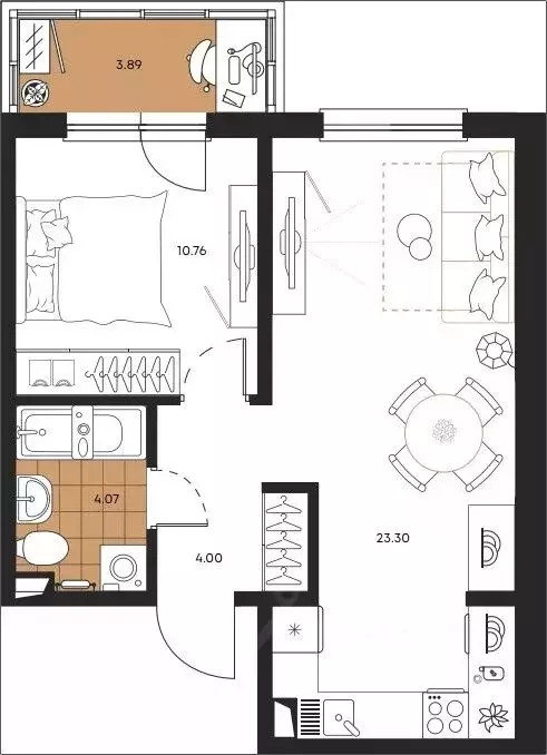 1-к кв. Сахалинская область, Южно-Сахалинск ул. Имени Б.П. Полевого, 5 ... - Фото 1