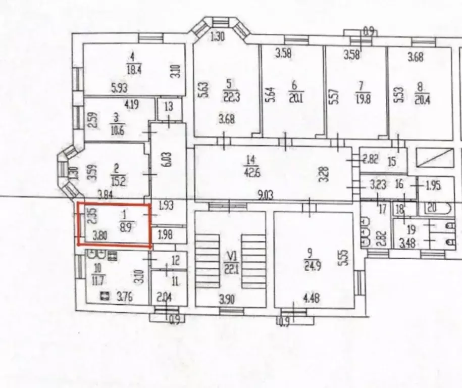 Комната Санкт-Петербург Ленинский просп., 161К2 (8.9 м) - Фото 1