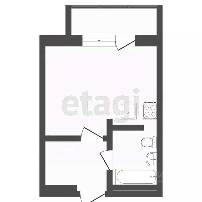 Студия Тюменская область, Тюменский муниципальный округ, д. Дударева ... - Фото 2