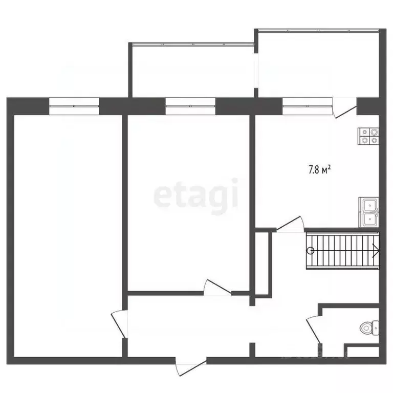 4-к кв. Саха (Якутия), Якутск ул. Кузьмина, 22/2 (85.1 м) - Фото 0