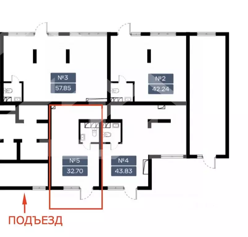 Помещение свободного назначения в Москва Новосходненское ш., 24 (33 м) - Фото 2