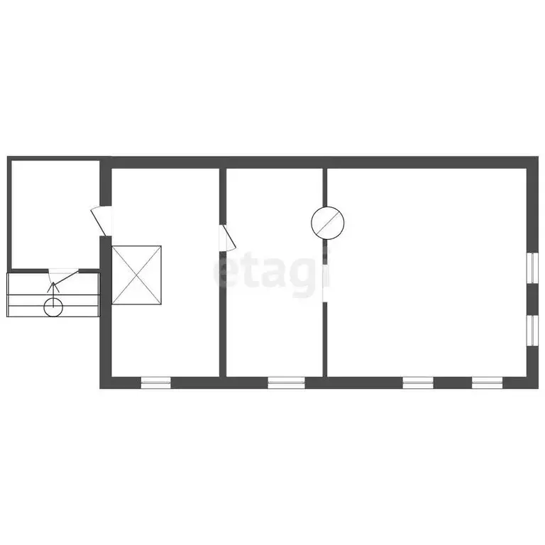 Дом в посёлок городского типа Голышманово, улица Энгельса (31.6 м) - Фото 2